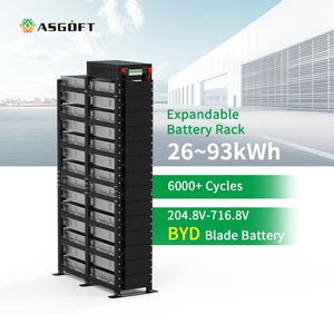 BYD Split LiFePO4 Home Solar Grid <b>Energy</b> <b>Storage</b> <b>System</b> 26/46/93 KWH 512V/716.8V IP65 Portable 12-Year Warranty 40-50KW Output - Product Image 1