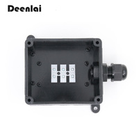 Boîte de connexion FSH714 Extérieur 1 voie IP68 Boîtier étanche en plastique avec presse-étoupe PG9