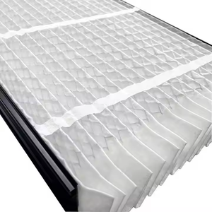 Filtro plisado de combinación secundaria en forma de V de alta eficiencia Filtro de polvo de malla cilíndrica de alta eficiencia Filtro de panel de uso doméstico - Product Image 6