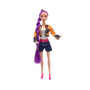 Nuevo PVC Kpop Demon Hunters Girls Group Live-Action Figura <span class=keywords><strong>de</strong></span> 12 articulaciones <span class=keywords><strong>de</strong></span> 11,5 pulgadas con luces <span class=keywords><strong>de</strong></span> colores Tema Song Set 30 cm - Product Image 4