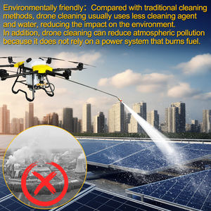 Joyance Offre spéciale Drone de nettoyage de murs rideaux en verre Drone de nettoyage de façade de bâtiment 0 ~ 150m de haut Robot de nettoyage - Product Image 2