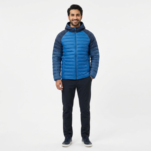 2026 High Quality Wholesale OEM LOW MOQ Custom <b>Men's</b> <b>Hooded</b> Bubble <b>Puffer</b> <b>Jacket</b> for <b>Men</b> For Winter - Product Image 1