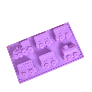 Early Riser Train Silicone Cake Mold Reusable <b>Baking</b> <b>Accessories</b> Soap & Dessert Tools - Product Image 1