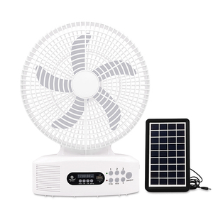 Ventilador de Mesa Recargable, Ventiladores Portátiles <span class=keywords><strong>Recargables</strong></span> con Batería, Ventilador Recargable con Energía Solar Eléctrica - Product Image 2