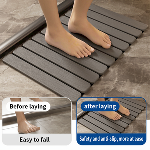 Schnelltrocknende, Wasserabsorbierende und Faltbare Fußmatte - Product Image 4