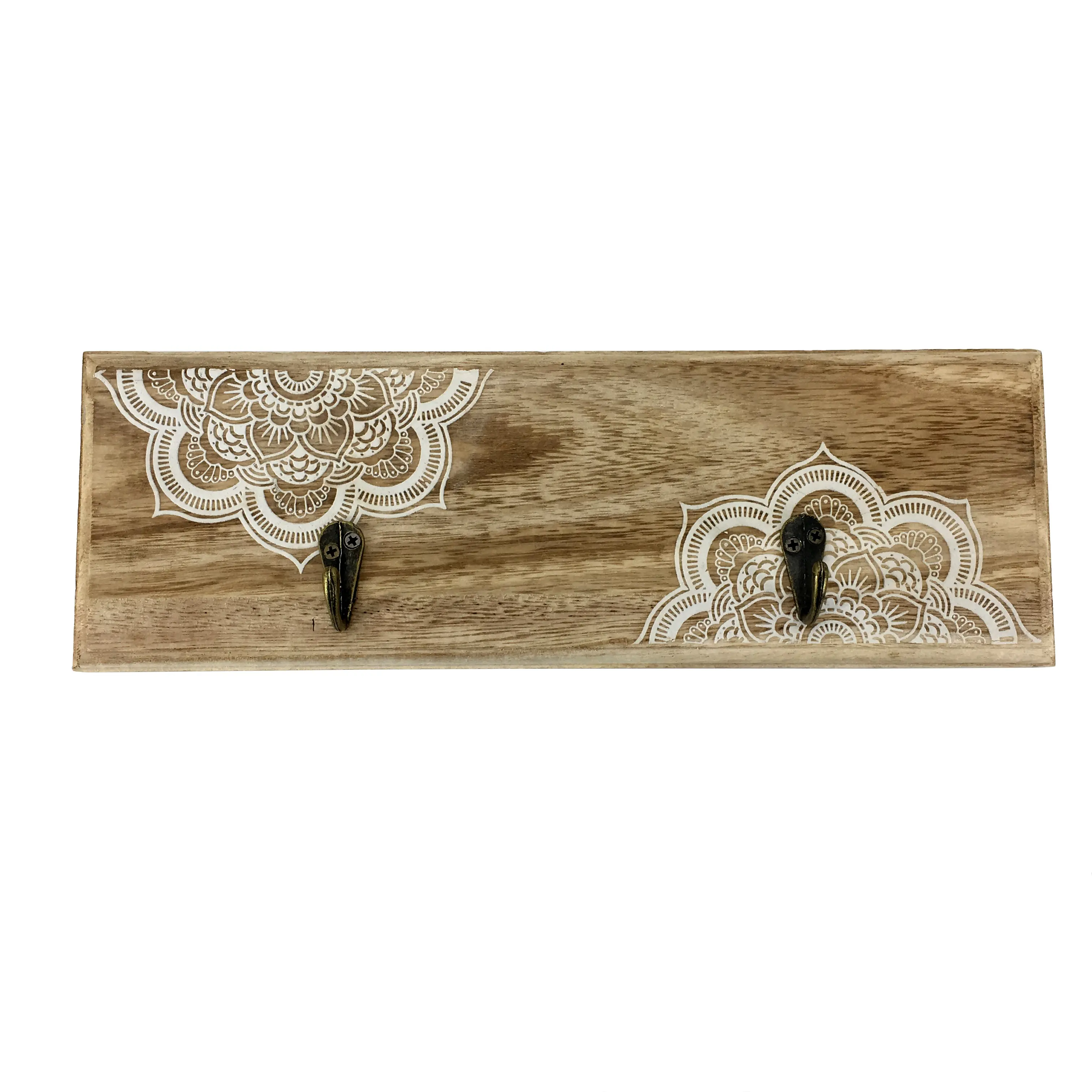 Petits crochets en bois sur mesure, motif 3D naturel, cuisine, outils de rangement décoratifs suspendus, montage mural, petits crochets en bois