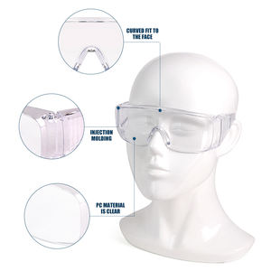 نظارات السلامة أنسي Z87.1 كبير الحجم درع Fitover البلاستيك الكمبيوتر في الهواء الطلق حماية العين مكافحة الضباب نظارات السلامة - Product Image 3