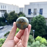 Vente en gros de sphères de cristal en vrac avec machine à service professionnel boule sculptée sphère de jaspe Cherry Creek pour Reiki