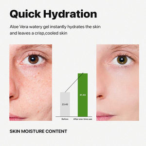 Marque privée Vente en gros organique Gel d'<span class=keywords><strong>aloe</strong></span> <span class=keywords><strong>vera</strong></span> pur Hydratant hydratant pour le visage Crème d'<span class=keywords><strong>aloe</strong></span> naturel Masque facial Gel de sommeil - Product Image 2