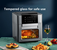 Usine chinoise fournissant des appareils de cuisine de maison de couleur personnalisée 12L friteuses à air intelligentes électriques de grande capacité sans huile