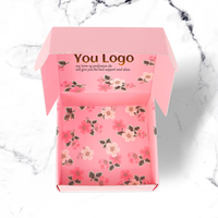 Boîtes d'emballage personnalisées en carton ondulé recyclable, papier gaufré pour l'emballage et la présentation de cadeaux en vente au détail