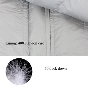 E-RIKE luxe étanche personnalisé sac de couchage léger Camping en plein air hiver duvet de canard sac de couchage pour le froid extrême - Product Image 4
