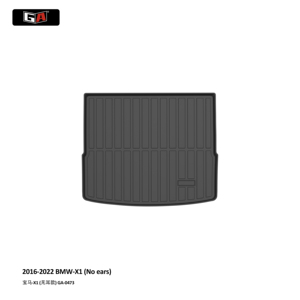 Tappetino per Bagagliaio GA in TPE Ecologico per <span class=keywords><strong>BMW</strong></span> X1 2016-2022, Resistente alle Intemperie, Inodore, 3D - Product Image 1