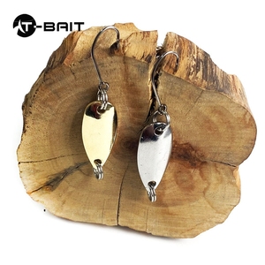 Paillettes Cheval Bouche Simple Crochet Paillettes 9*18/10*23mm Barre Blanche Pointe Métal Cuillère Lame Leurre Appât En Gros - Product Image 3