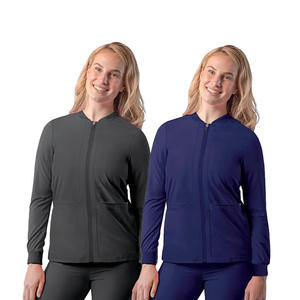 Xinyangyi เสื้อแจ็คเก็ตซิปแขนยาวสำหรับผู้หญิง, เสื้อโค้ทสำหรับผู้หญิงเสื้อโค้ท95% โพลีเอสเตอร์5% อีลาสเทนเครื่องแบบโรงพยาบาลสำหรับผู้หญิง2025 - Product Image 5