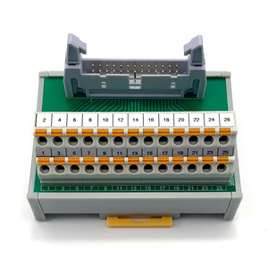 26 kênh 24VDC Din Rail gắn giao diện khối thiết bị đầu cuối In-Line chèn thiết kế để cài đặt dễ dàng - Product Image 3