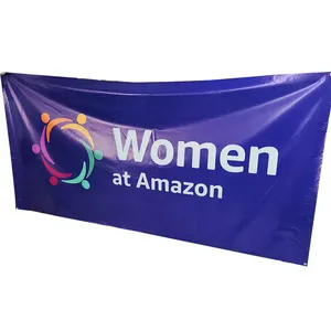 Customized Promotional Advertise Logo Printing Canvas Banner Custom Pvc Vinyl Banner