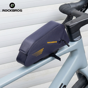 <span class=keywords><strong>ROCKBROS</strong></span> AS-176 0.8L Magnetische Gespsluiting Waterdichte Bovenbuis Tas 600D Polyester TPU Fiets Frame Tas met PP Steunplaat - Product Image 3