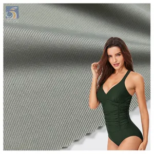 Manufacturer Custom Sportswear Yoga Fabric Polyester Spandex Four Way Stretch Fabric for Matte Swimsuit Sports Wear