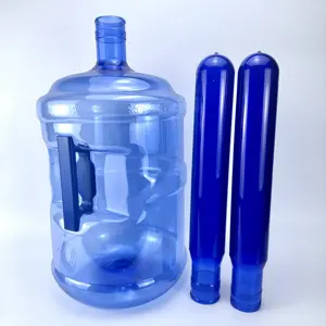 5 galon 700g 730g şişirmeli kalıp makinesi 20 litre 750g plastik mavi şeffaf 5 galon PET preform