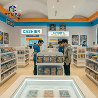 Présentoirs de cartes à collectionner PTCG de qualité supérieure pour la personnalisation, la décoration et la présentation en centres commerciaux, magasins de jouets et boutiques de détail