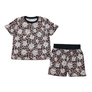 Conjuntos de Ropa para Niñas con Estampado de Margaritas, Transpirables, Casuales, para Primavera y Otoño, Camiseta y Pantalones Cortos, Nuevos Diseños, Ropa para Hermanas - Product Image 1