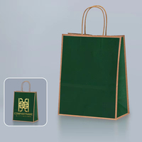 Individuelle Logo-Großhandels-Lebensmittel-Mitnahme-Verpackung Geschenk-Karton-Tragetaschen aus Kraftpapier mit Gedrehten Seilgriffen