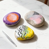 Bricolage unique fait à la main roches peintes à la main personnalisé peint à la main rivière pierre Art décor à la maison, cadeaux de jardin personnalisés avec des noms
