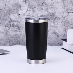 Wholesale 20oz Stainless Steel Double Wall Vacuum Tumbler with Customized Logo Reusable Straight PW Lid Travel Gift Cup - Product Image 1