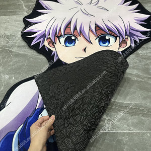 Personaliza tu Sala de Estar con esta Alfombra Suave Antideslizante de Anime Popular <span class=keywords><strong>Hunter</strong></span> <span class=keywords><strong>X</strong></span> <span class=keywords><strong>Hunter</strong></span>, Alfombra de <span class=keywords><strong>Manga</strong></span> Hecha de Poliéster para el Hogar - Product Image 3