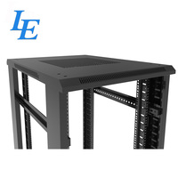 Estante de servidor para ordenador, gabinete de servidor de 19 pulgadas, fácil instalación, 17- 42U