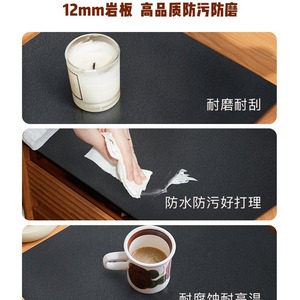 Mesita de noche de madera de cerezo con cajones de almacenamiento para dormitorio - Product Image 4
