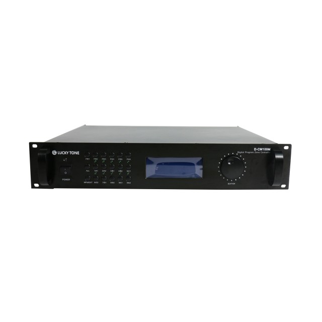 5 in 10 Out PA System with Built-in Programmable Timer, MP3, USB, and Tuner