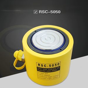 Гидравлический цилиндр-домкрат одностороннего действия 50 тонн, ход 50 мм (<span class=keywords><strong>2</strong></span> дюйма), из легированной стали, RSC-5050, производство Чжэцзян, питание 220В, профессиональный инструмент - Product Image 6