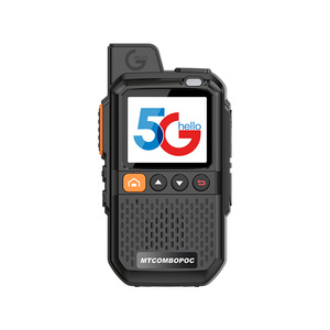 MTCOMBOPOC Mini Walkie Talkie 5G de Doble Modo con Ranura para Tarjeta Global de Largo Alcance para Flotas, Construcción y Hoteles - Product Image 1