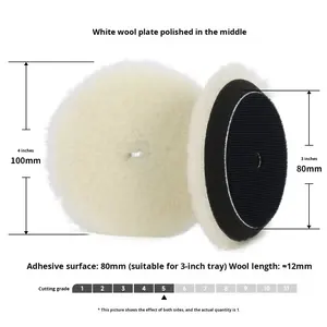 Polisseuse de <span class=keywords><strong>voiture</strong></span> Beilang avec réparation de rayures de disque de laine grossière et fine et outil de revêtement de surface de peinture de beauté - Product Image 6