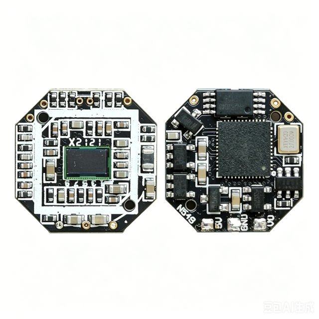 2MP AHD Analog Camera Module 1080P/30fps CMOS Sensor DC 3.3V-5V Low Power 0.45W Octagonal Shape