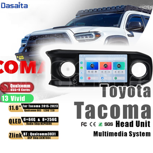 Unidad de cabeza estéreo multimedia del coche 10 pulgadas Android Radio 8 + 256G Carplay pantalla para Tacoma 2015-2023 - Product Image 1