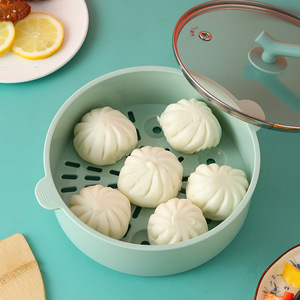 Mini cuiseur à soupe à riz électrique 2L ménage et RV marmite à vapeur multifonctionnelle avec couvercle en céramique contrôle mécanique - Product Image 3