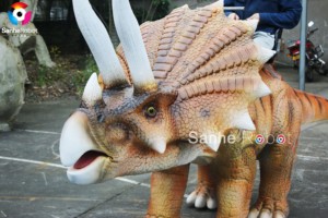 Dinosaurio Animatrónico a Monedas, Modelo <span class=keywords><strong>de</strong></span> Simulación <span class=keywords><strong>de</strong></span> Dinosaurio Caminante para Niños, Parques <span class=keywords><strong>de</strong></span> Atracciones y Centros Comerciales - Product Image 4