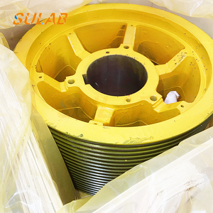 Подъемная Тяговая машина с двойной намоткой, высокоскоростная бесзубчатая синхронная Тяговая машина WTYF250 - Product Image 2