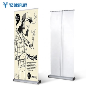 Pubblicità all'ingrosso 85x200 in movimento <span class=keywords><strong>roll</strong></span> <span class=keywords><strong>up</strong></span> banner stand produttore con stampa digitale personalizzata - Product Image 2