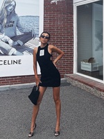 Fabricant OEM de vêtements pour femmes, robes moulantes décontractées côtelées à col rond, style bulle, pour fêtes traditionnelles