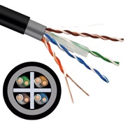 Factoru CAT5E CAT6 UTP SFTP FTP 1000Mbps Ethernet intérieur ou extérieur 305 M CCA cuivre 8 paires