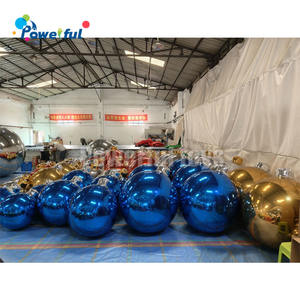 كرة عيد الميلاد مع غطاء ديكور خارجي ديكور داخلي لعيد الميلاد كرات كبيرة عملاقة بالونات - Product Image 6