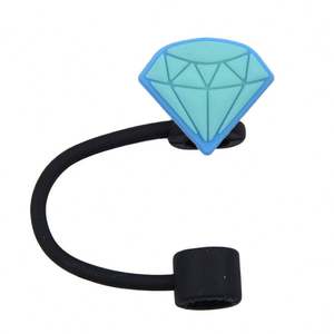 ฝาปิดกันฝุ่นซิลิโคนเกรดอาหารปลายหลอดพีวีซีแบบนำกลับมาใช้ใหม่ได้ลายการ์ตูนน่ารักวัสดุ PP - Product Image 5