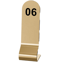 Numéros de table de mariage rectangulaires en acier inoxydable, sérigraphiés 4 couleurs, vente en gros 2026