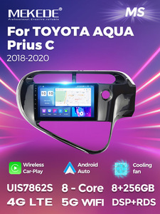 Autoradio Mekede MS Android 12 avec caméra panoramique 360° pour <span class=keywords><strong>TOYOTA</strong></span> AQUA <span class=keywords><strong>Prius</strong></span> C 2018-2020, stéréo avec WiFi GPS DSP - Product Image 3
