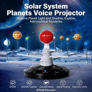 Juego de Juguetes Educativos STEM del Sistema Solar con Ocho Planetas, Proyección 3D, Juguetes Eléctricos, Juguetes Científicos para Niños, Manualidades Educativas - Product Image 3