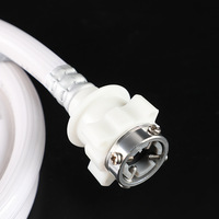 Tuyau d'arrivée d'eau universel pour lave-linge à tambour entièrement automatique, raccord de robinet anti-éclatement étendu, tuyau de remplissage à boucle